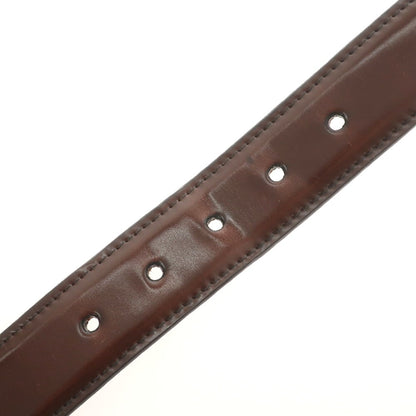 【中古】ブルックスブラザーズ Brooks Brothers コードバン レザー ベルト ブラウンxシルバー【 30 】【 状態ランクB 】【 メンズ 】
