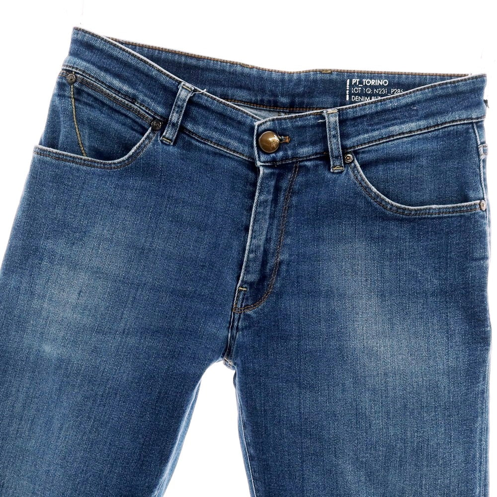 【中古】ピーティートリノ デニム PT TORINO DENIM SWING ストレッチ コットンセルロースポリエステル デニムパンツ ジーンズ ブルー【 サイズ31 】【 状態ランクB 】【 メンズ 】 [APD]