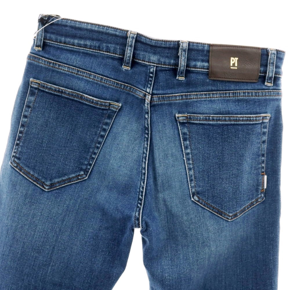 【中古】ピーティートリノ デニム PT TORINO DENIM SWING ストレッチ コットンセルロースポリエステル デニムパンツ ジーンズ ブルー【 サイズ31 】【 状態ランクB 】【 メンズ 】 [APD]