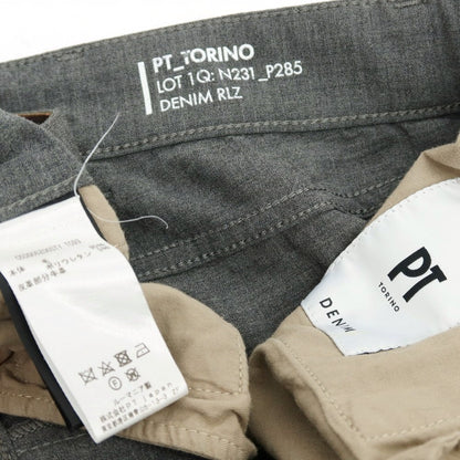 【中古】ピーティートリノ デニム PT TORINO DENIM SWING ストレッチ ウール 5ポケットパンツ グレー【 30 】【 状態ランクB 】【 メンズ 】