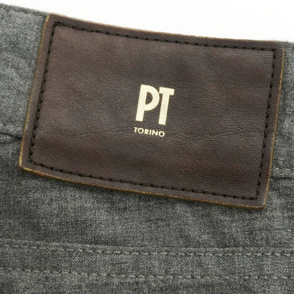 【中古】ピーティートリノ デニム PT TORINO DENIM SWING ストレッチ ウール 5ポケットパンツ グレー【 30 】【 状態ランクB 】【 メンズ 】