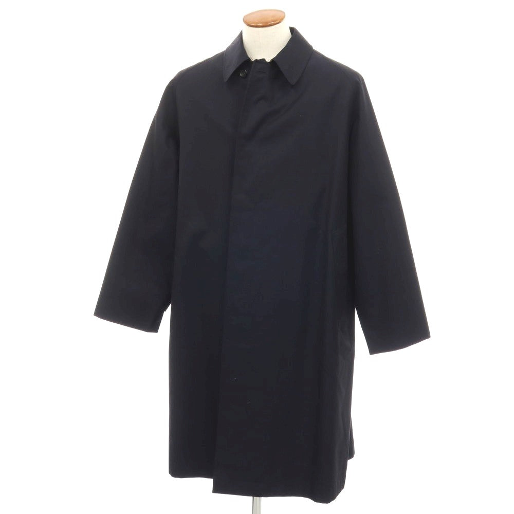 【中古】アナトミカ ANATOMICA コットン ステンカラーコート ネイビー【サイズ48】【 状態ランクB 】【 メンズ 】