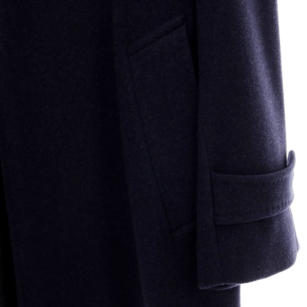 【中古】リングヂャケット RING JACKET ウール ベルテッド ステンカラーコート ネイビー【 4 】【 状態ランクB 】【 メンズ 】