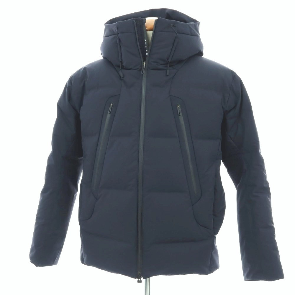 【中古】デサント DESCENTE 水沢ダウン ポリエステル ダウンジャケット ネイビー【 JP M 】【 状態ランクC 】【 メンズ 】