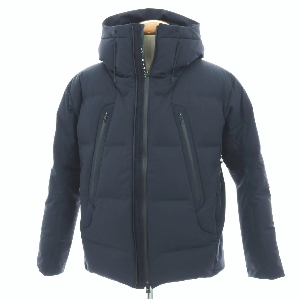 【中古】デサント DESCENTE 水沢ダウン ポリエステル ダウンジャケット ネイビー【 JP M 】【 状態ランクC 】【 メンズ 】
