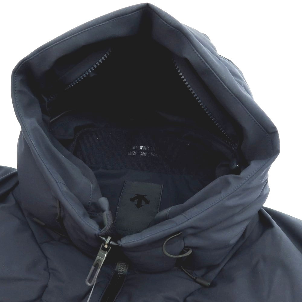 【中古】デサント DESCENTE 水沢ダウン ポリエステル ダウンジャケット ネイビー【 JP M 】【 状態ランクC 】【 メンズ 】