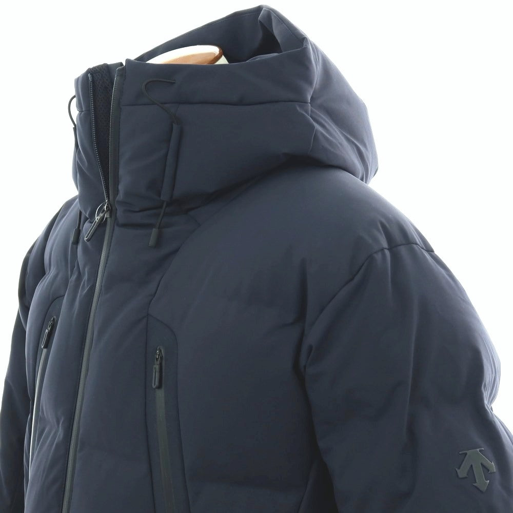 【中古】デサント DESCENTE 水沢ダウン ポリエステル ダウンジャケット ネイビー【 JP M 】【 状態ランクC 】【 メンズ 】