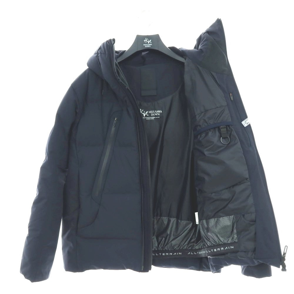 【中古】デサント DESCENTE 水沢ダウン ポリエステル ダウンジャケット ネイビー【 JP M 】【 状態ランクC 】【 メンズ 】