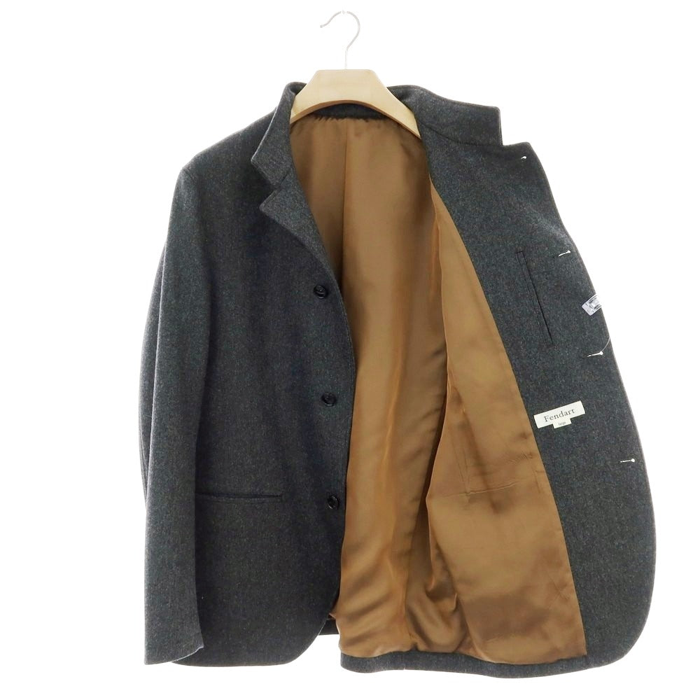 【中古】フェンダール FENDART ウール カジュアルジャケット グレー【 L 】【 状態ランクB 】【 メンズ 】