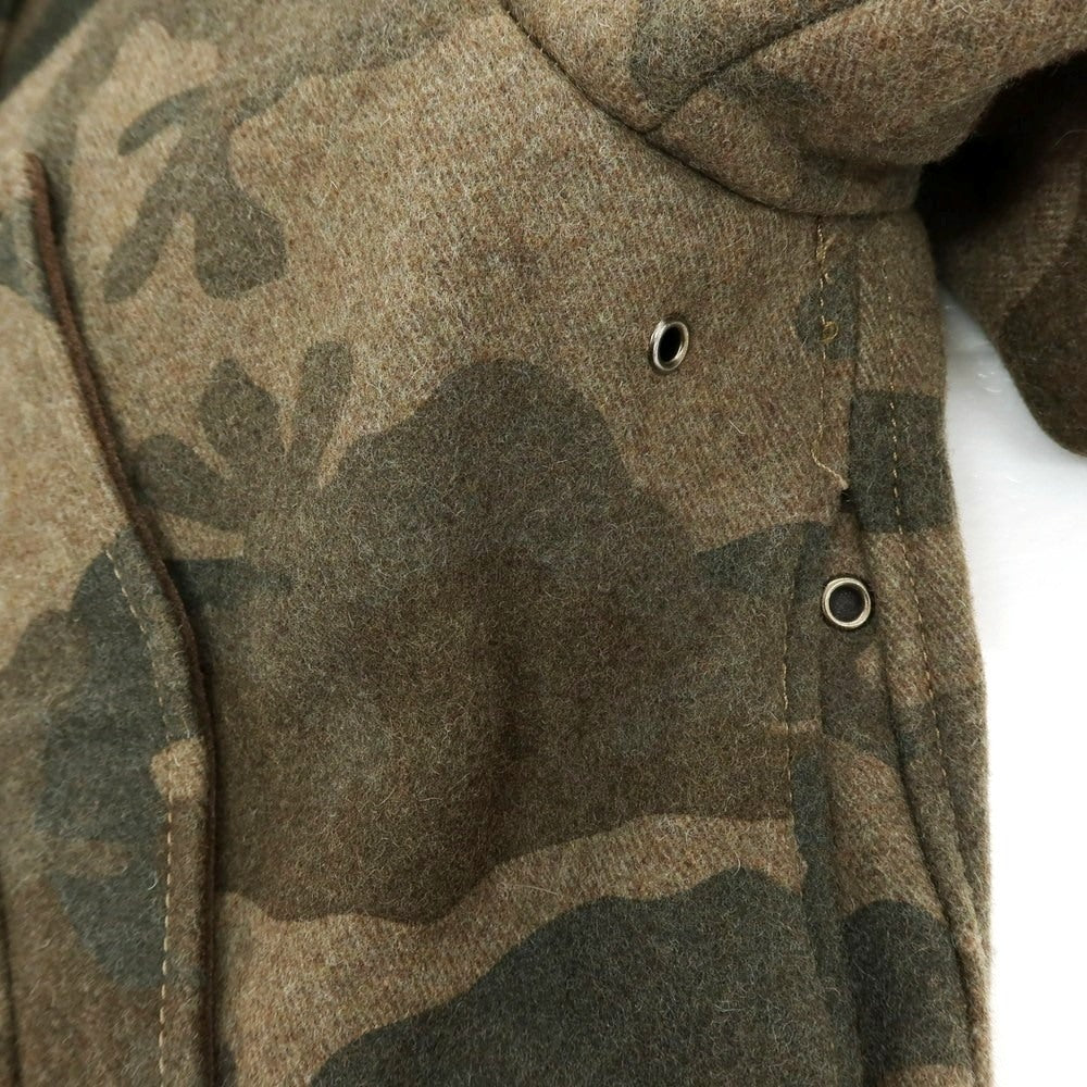 【中古】ヤコブコーエン JACOB COHEN J881 ウールナイロン カモフラ フィールドジャケット カーキxオリーブ【 50 】【 状態ランクB 】【 メンズ 】