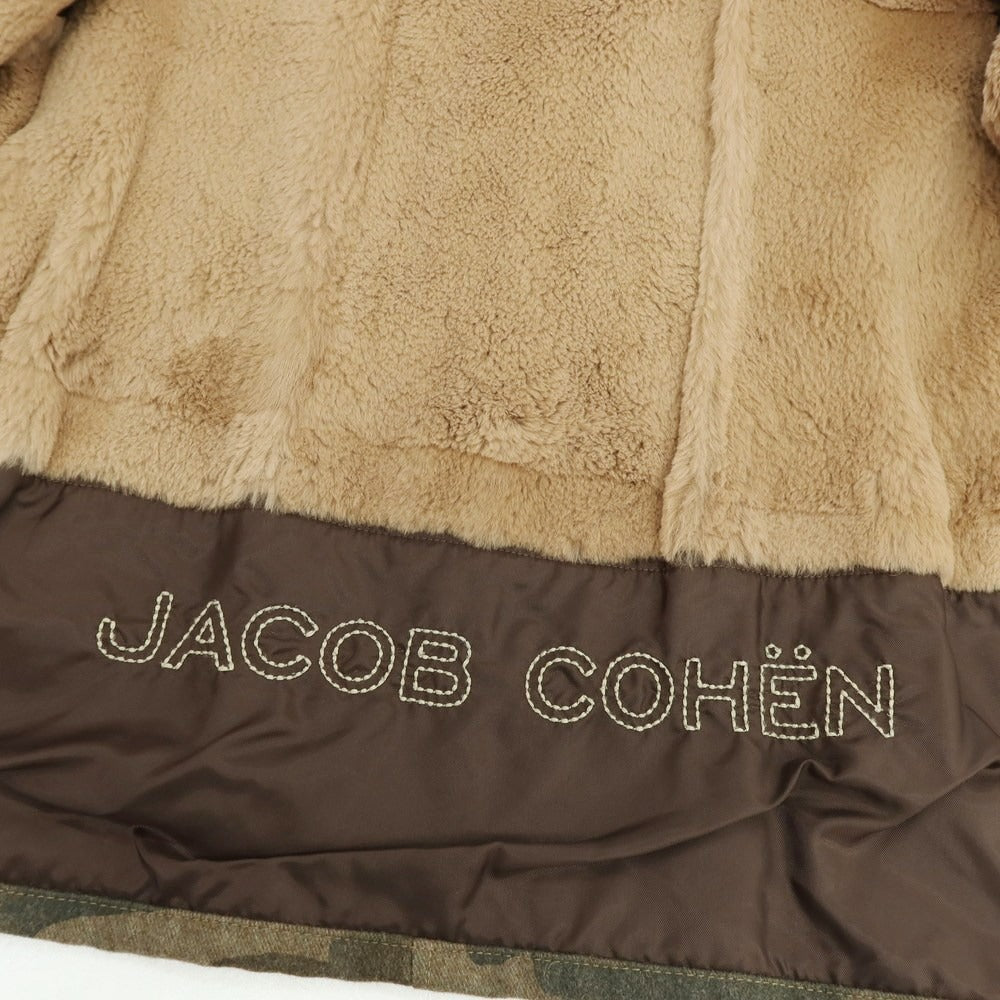 【中古】ヤコブコーエン JACOB COHEN J881 ウールナイロン カモフラ フィールドジャケット カーキxオリーブ【 50 】【 状態ランクB 】【 メンズ 】