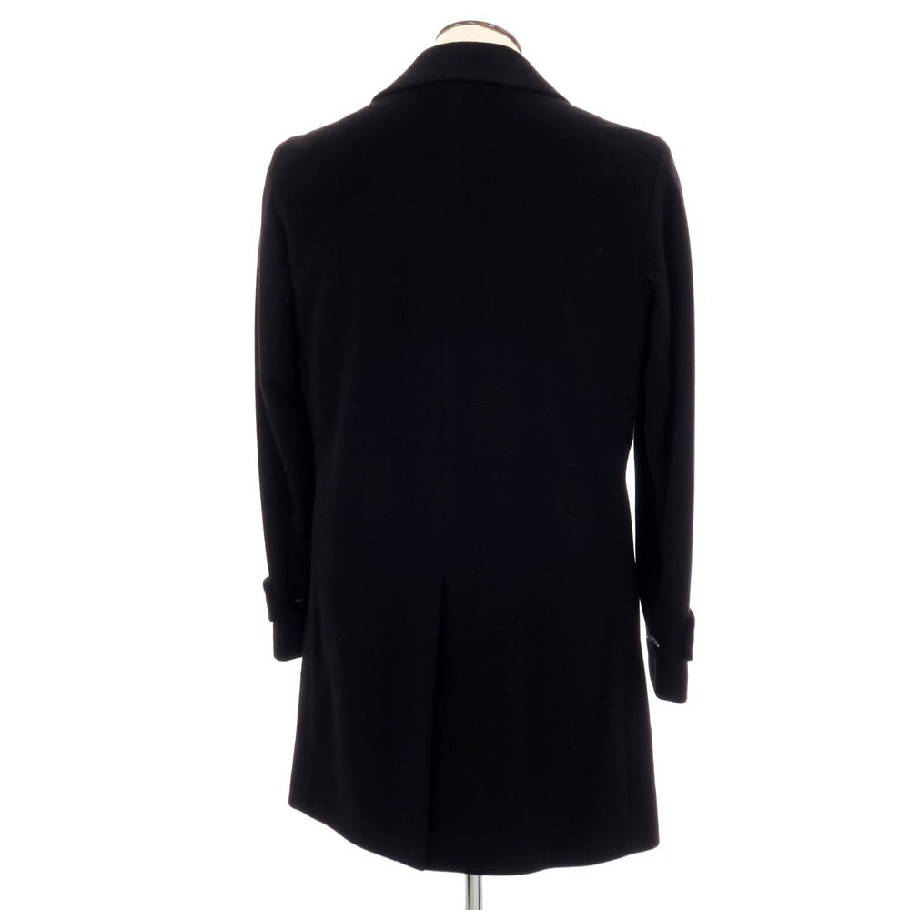 【中古】ポールスミス Paul Smith アンゴラ ステンカラーコート ブラック【 L 】【 状態ランクB 】【 メンズ 】