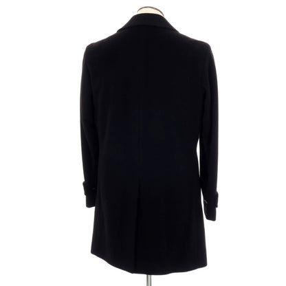 【中古】ポールスミス Paul Smith アンゴラ ステンカラーコート ブラック【 L 】【 状態ランクB 】【 メンズ 】