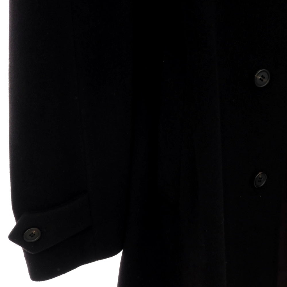 【中古】ポールスミス Paul Smith アンゴラ ステンカラーコート ブラック【 L 】【 状態ランクB 】【 メンズ 】