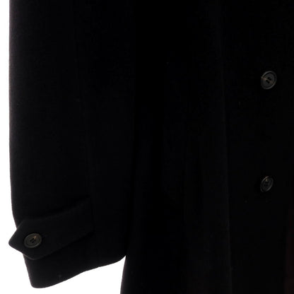 【中古】ポールスミス Paul Smith アンゴラ ステンカラーコート ブラック【 L 】【 状態ランクB 】【 メンズ 】