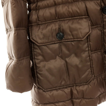 【中古】ヘルノ Herno ストレッチナイロン ダウンコート グレーブラウン【 48 】【 状態ランクC 】【 メンズ 】