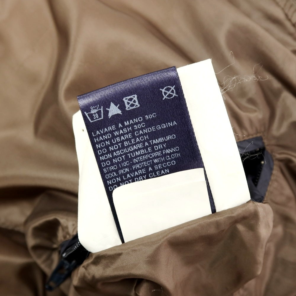 【中古】ヘルノ Herno ストレッチナイロン ダウンコート グレーブラウン【 サイズ48 】【 状態ランクC 】【 メンズ 】 [APD]