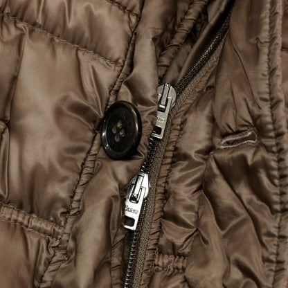 【中古】ヘルノ Herno ストレッチナイロン ダウンコート グレーブラウン【 48 】【 状態ランクC 】【 メンズ 】