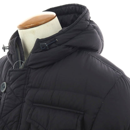 【中古】ヘルノ Herno レジェンド レスキモー ナイロン フーデッド ダウンコート ネイビー【 48 】【 状態ランクB 】【 メンズ 】