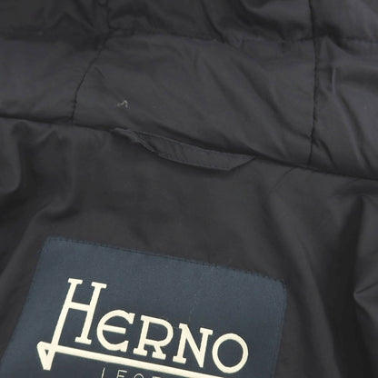 【中古】ヘルノ Herno レジェンド レスキモー ナイロン フーデッド ダウンコート ネイビー【 48 】【 状態ランクB 】【 メンズ 】