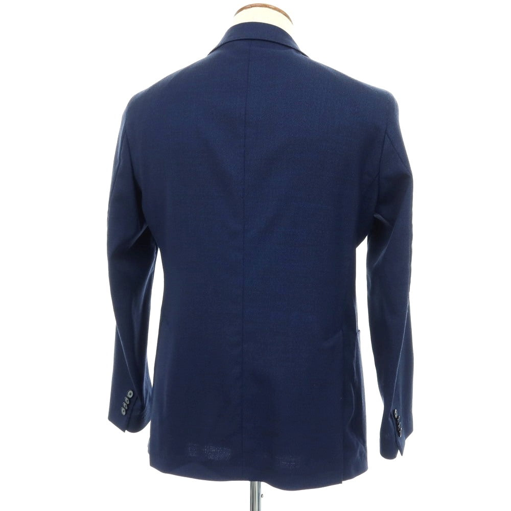 【中古】タリアトーレ TAGLIATORE ストレッチ ウール 2B テーラードジャケット ネイビーブルー【サイズ46】【 状態ランクB 】【 メンズ 】