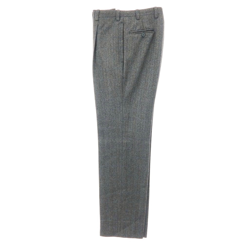 【中古】ラベラ サルトリア ナポレターナ La vera Sartoria Napoletana ウール ストライプ 3つボタンスーツ グレー【 サイズ44 】【 状態ランクC 】【 メンズ 】 [APD]