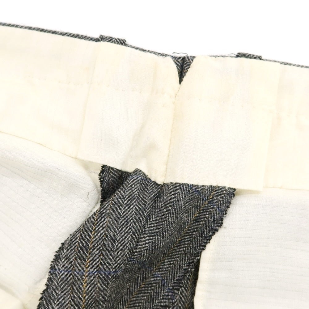 【中古】ラベラ サルトリア ナポレターナ La vera Sartoria Napoletana ウール ストライプ 3つボタンスーツ グレー【 サイズ44 】【 状態ランクC 】【 メンズ 】 [APD]