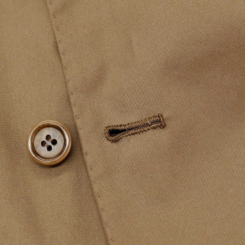 【中古】サルトリア サビーノ SARTORIA SABINO コットン ダブルスーツ ブラウン【サイズ表記なし（XL位）】【 状態ランクC 】【 メンズ 】
