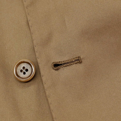【中古】サルトリア サビーノ SARTORIA SABINO コットン ダブルスーツ ブラウン【サイズ表記なし（XL位）】【 状態ランクC 】【 メンズ 】