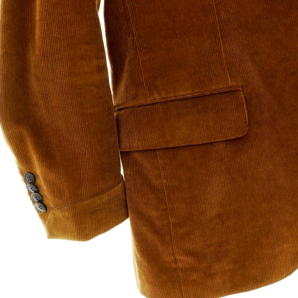 【中古】エム ピー ディ マッシモ ピオンボ MP di MASSIMO PIOMBO コットン コーデュロイ 2つボタンスーツ ブラウン【 上48/下46 】【 状態ランクB 】【 メンズ 】