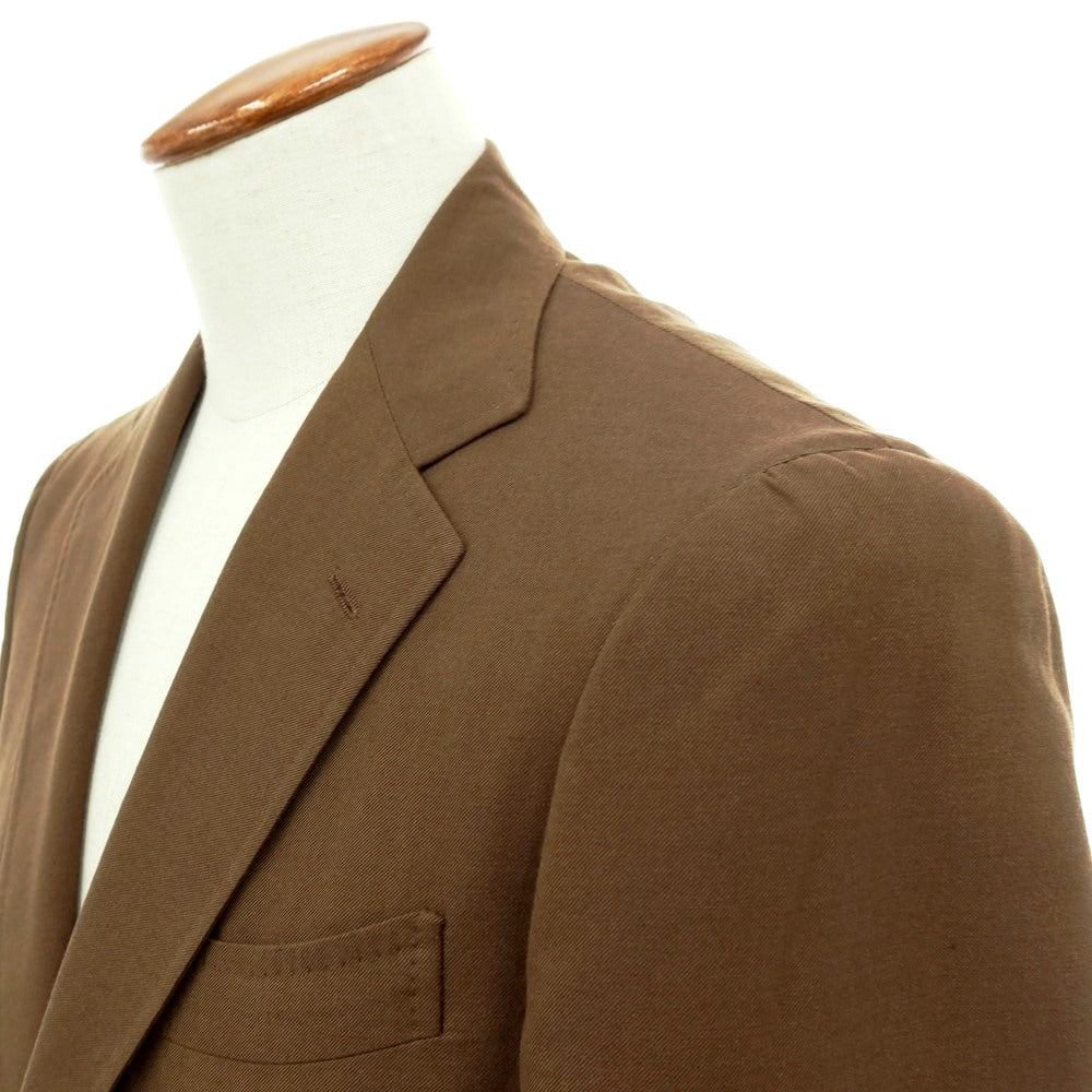 【中古】ビームスエフ BEAMS F ウールコットン 3つボタンスーツ ブラウン【 46 】【 状態ランクA 】【 メンズ 】 []