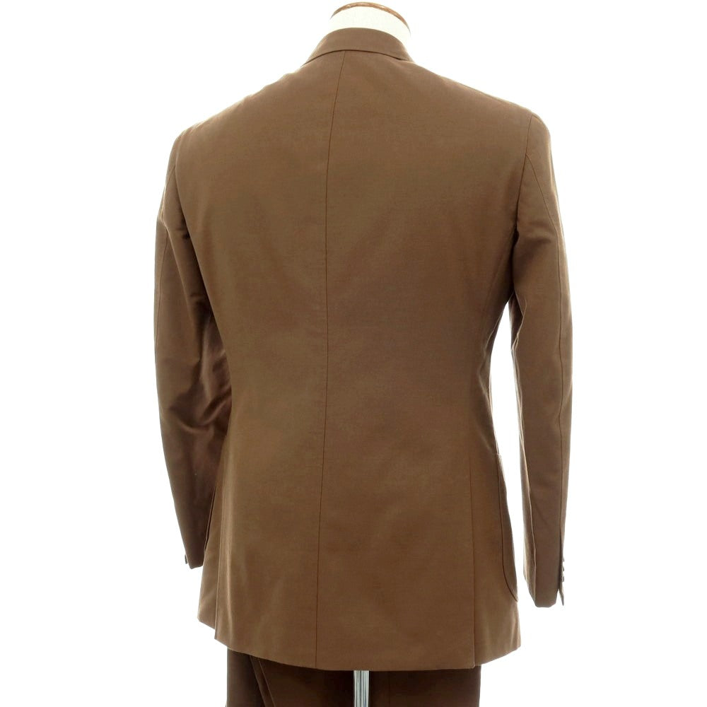 【中古】ビームスエフ BEAMS F ウールコットン 3つボタンスーツ ブラウン【 46 】【 状態ランクA 】【 メンズ 】 []