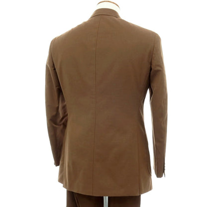 【中古】ビームスエフ BEAMS F ウールコットン 3つボタンスーツ ブラウン【 46 】【 状態ランクA 】【 メンズ 】 []