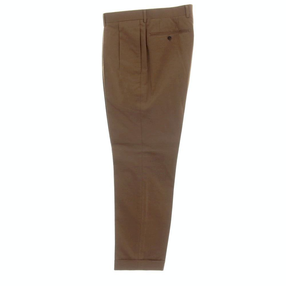 【中古】ビームスエフ BEAMS F ウールコットン 3つボタンスーツ ブラウン【 46 】【 状態ランクA 】【 メンズ 】 []