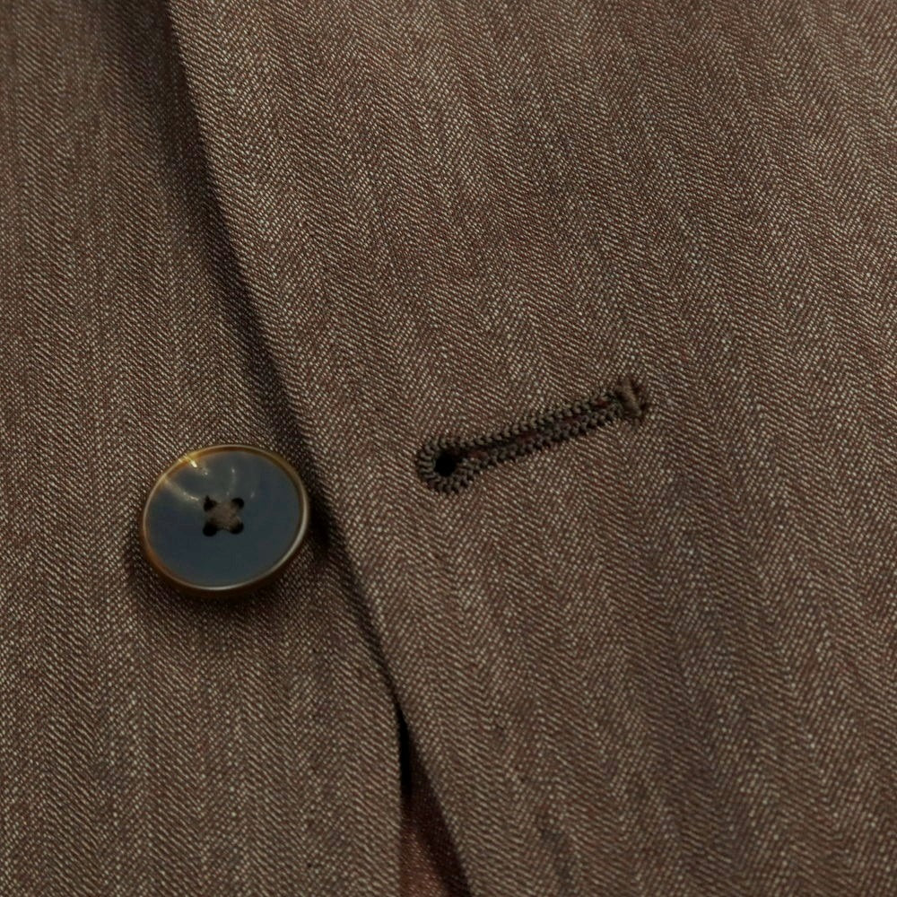 【中古】【未使用】アルチザン ARTISAN ウール 2つボタンスーツ ダークブラウン【 M 】【 状態ランクS 】【 メンズ 】