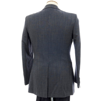 【中古】ソブリン SOVEREIGN スリーピース ウール 2つボタンスーツ ネイビー【 46 】【 状態ランクB 】【 メンズ 】