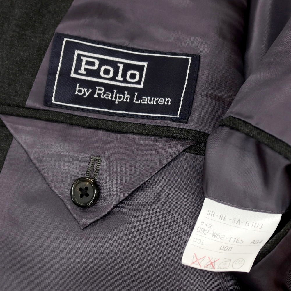 【中古】ポロ ラルフローレン Polo Ralph Lauren ウール 3つボタンスーツ ダークグレー【 AB4 】【 状態ランクA 】【 メンズ 】
