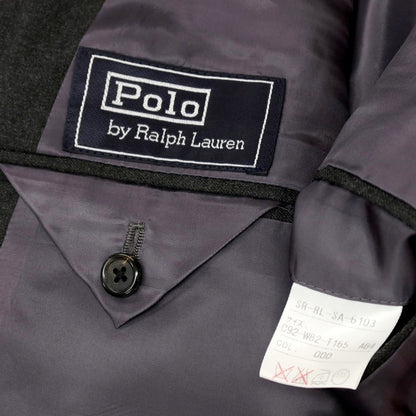 【中古】ポロ ラルフローレン Polo Ralph Lauren ウール 3つボタンスーツ ダークグレー【 AB4 】【 状態ランクA 】【 メンズ 】