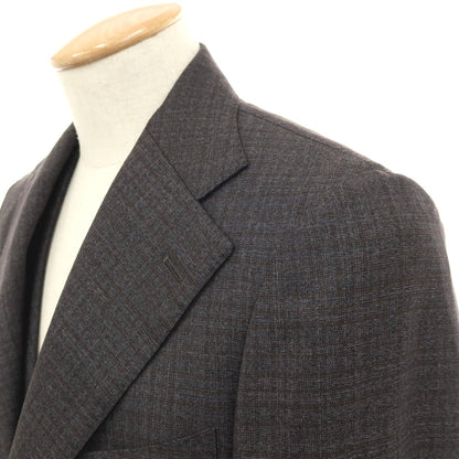 【中古】【未使用】オンリープレミオ ONLY PREMIO スリーピース ウール チェック 3つボタンスーツ グレー【サイズ37】【 状態ランクS 】【 メンズ 】