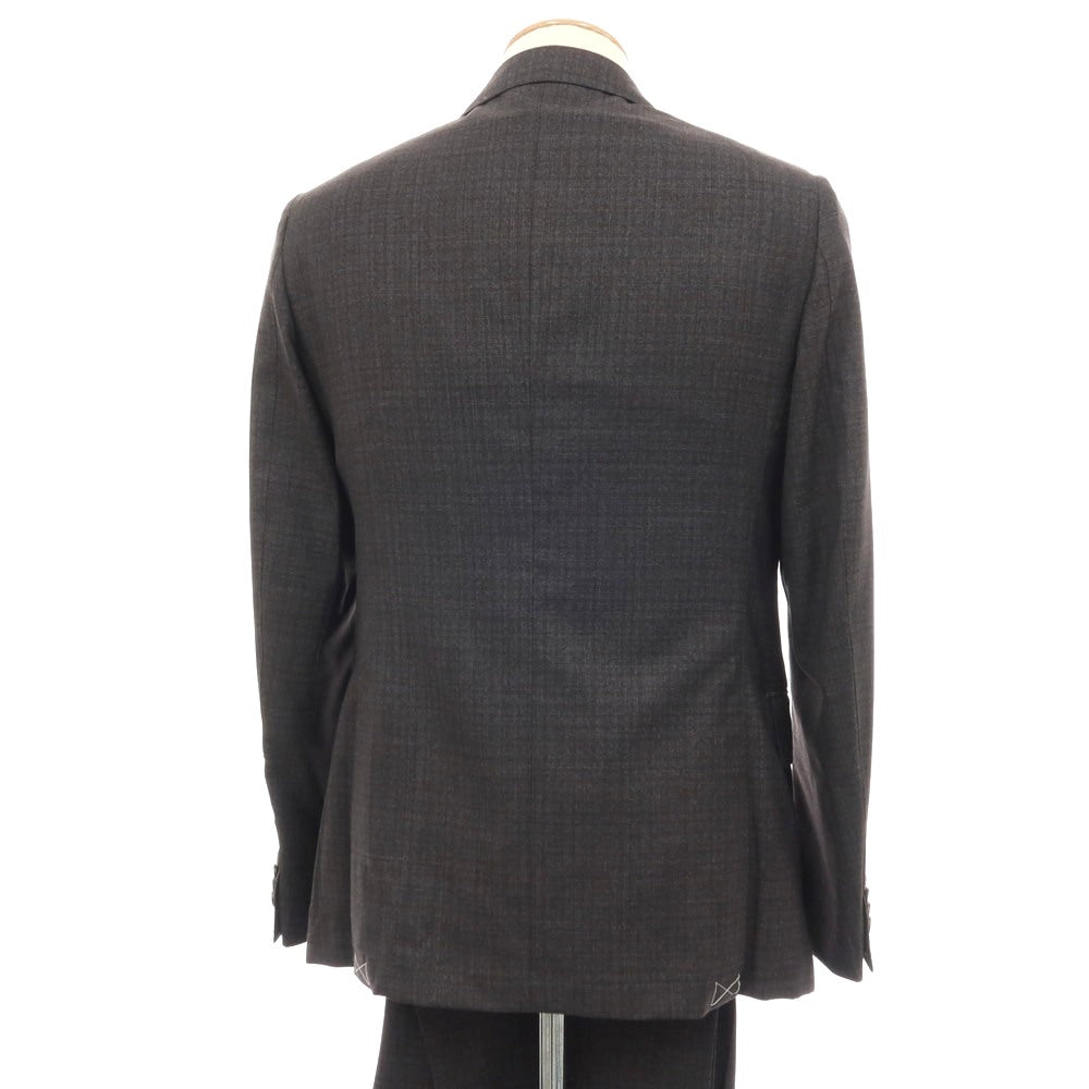 【中古】【未使用】オンリープレミオ ONLY PREMIO スリーピース ウール チェック 3つボタンスーツ グレー【サイズ37】【 状態ランクS 】【 メンズ 】