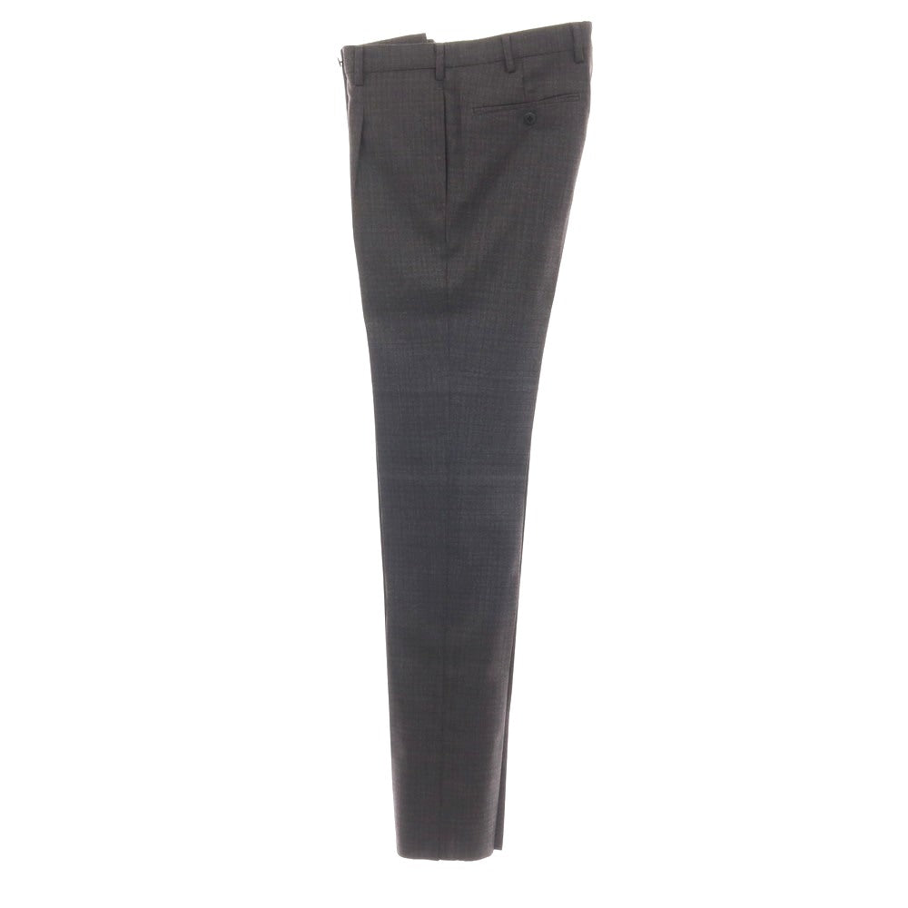 【中古】【未使用】オンリープレミオ ONLY PREMIO スリーピース ウール チェック 3つボタンスーツ グレー【サイズ37】【 状態ランクS 】【 メンズ 】