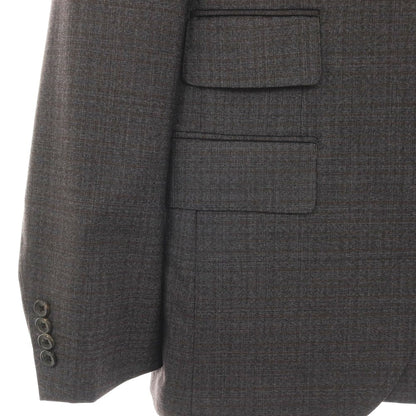 【中古】【未使用】オンリープレミオ ONLY PREMIO スリーピース ウール チェック 3つボタンスーツ グレー【サイズ37】【 状態ランクS 】【 メンズ 】