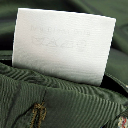 【中古】ジャン フランコ ボメザドリ Gian Franco Bommezzadri ウール チェック テーラードジャケット グリーン【 44 】【 状態ランクC 】【 メンズ 】