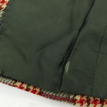 【中古】ジャン フランコ ボメザドリ Gian Franco Bommezzadri ウール チェック テーラードジャケット グリーン【 44 】【 状態ランクC 】【 メンズ 】