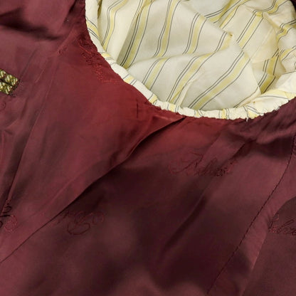 【中古】ベルベスト Belvest ウール チェック ダブル テーラードジャケット グリーン【 46 】【 状態ランクD 】【 メンズ 】