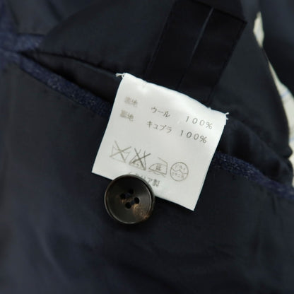 【中古】アルフォンソ シリカ Alfonso Sirica ウール テーラードジャケット ネイビー【 表記なし（Ｓ位） 】【 状態ランクB 】【 メンズ 】