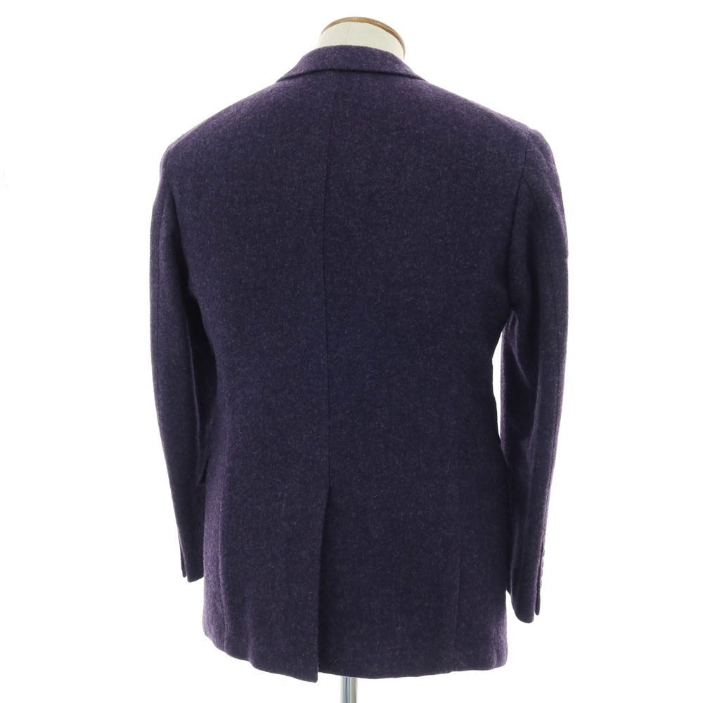 【中古】カモシタ camoshita ウール テーラードジャケット ダークパープル【 46 】【 状態ランクB 】【 メンズ 】
