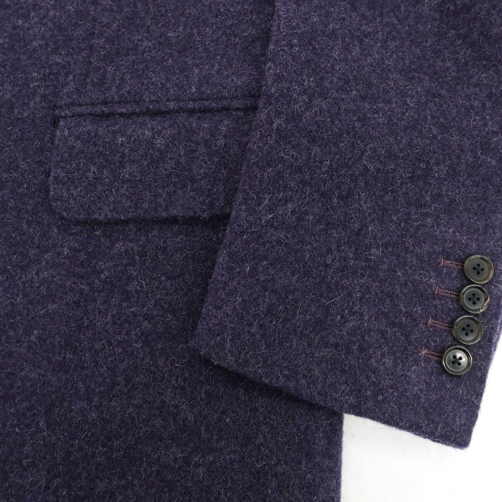 【中古】カモシタ camoshita ウール テーラードジャケット ダークパープル【 46 】【 状態ランクB 】【 メンズ 】