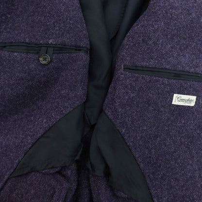 【中古】カモシタ camoshita ウール テーラードジャケット ダークパープル【 46 】【 状態ランクB 】【 メンズ 】