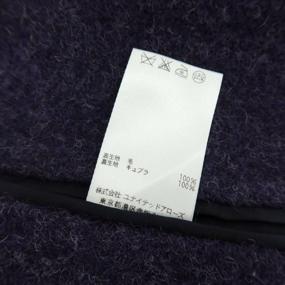 【中古】カモシタ camoshita ウール テーラードジャケット ダークパープル【 サイズ46 】【 状態ランクB 】【 メンズ 】 [APD]